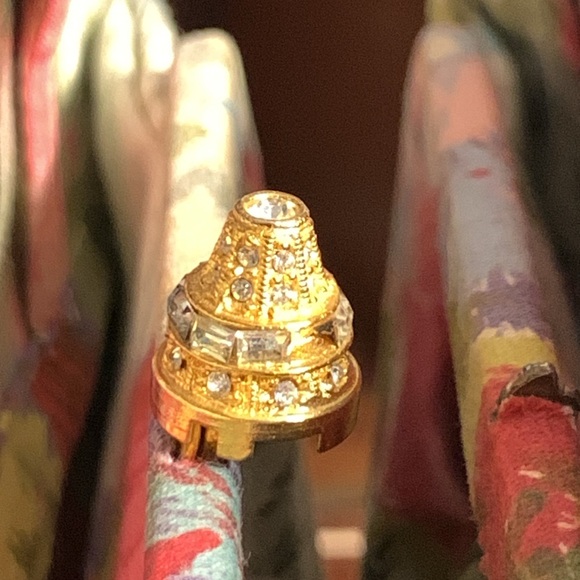 RARE 50’s 60’s FLORAL PLEATED HANDBAG PURSE JEWELED CLASP,MATCHING COIN … - Picture 7 of 15